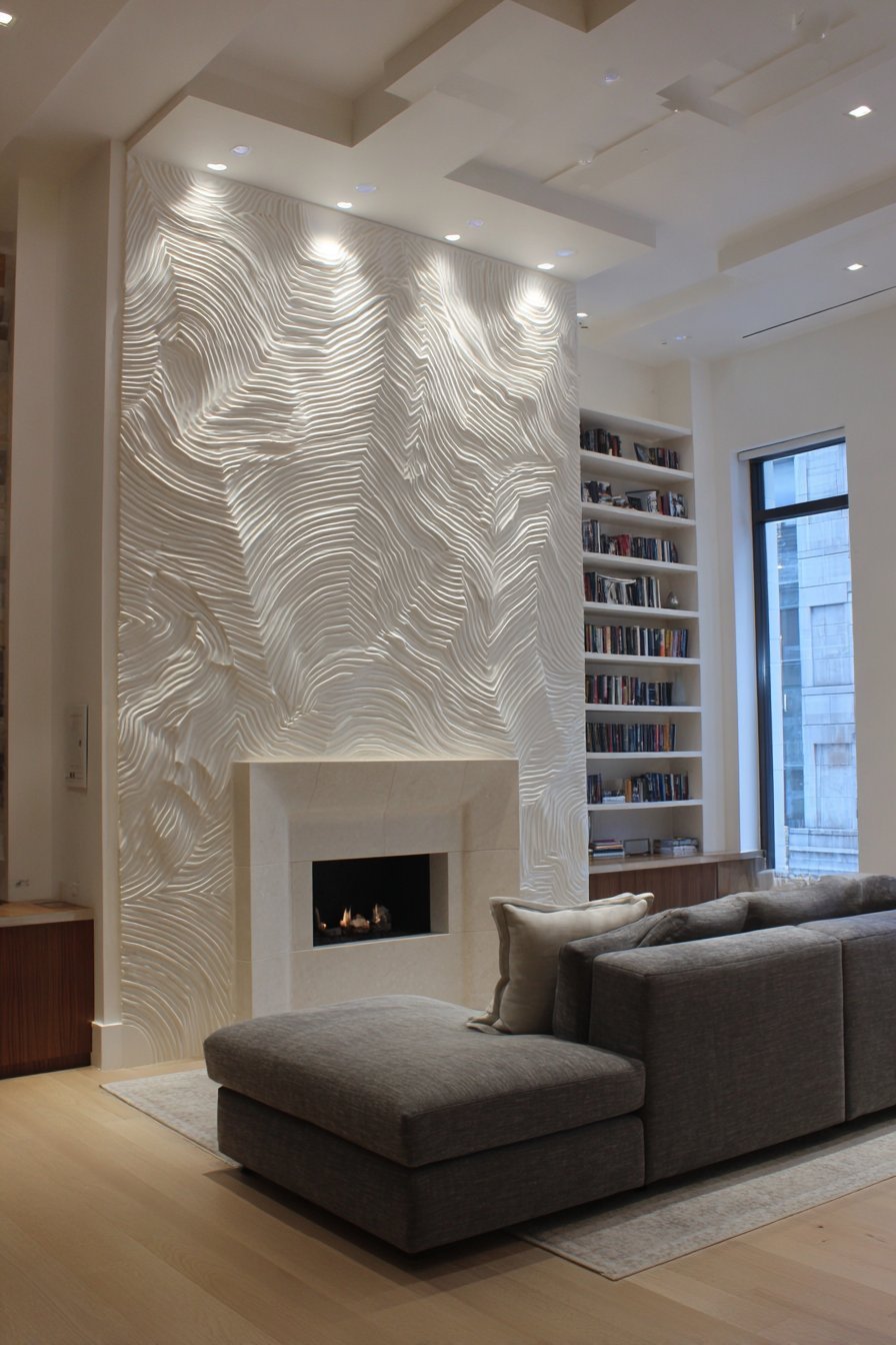 Dimensional Plaster Relief Panels