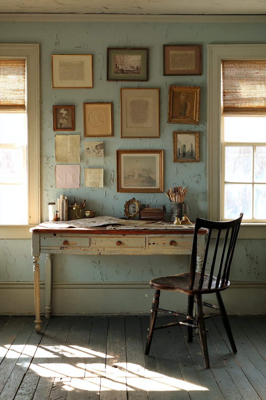 Milk Paint Wall Treatment