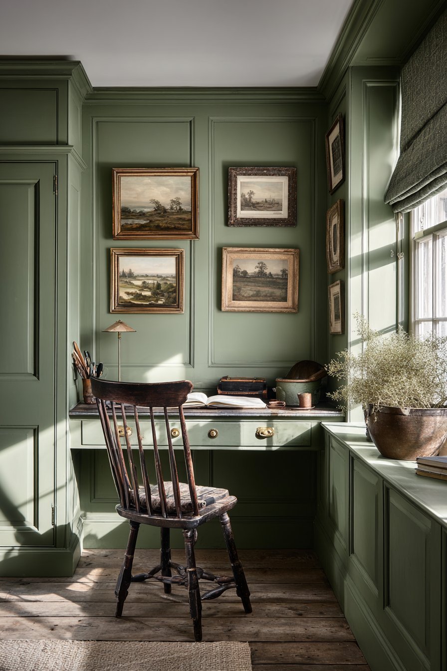 Milk Paint Wall Treatment