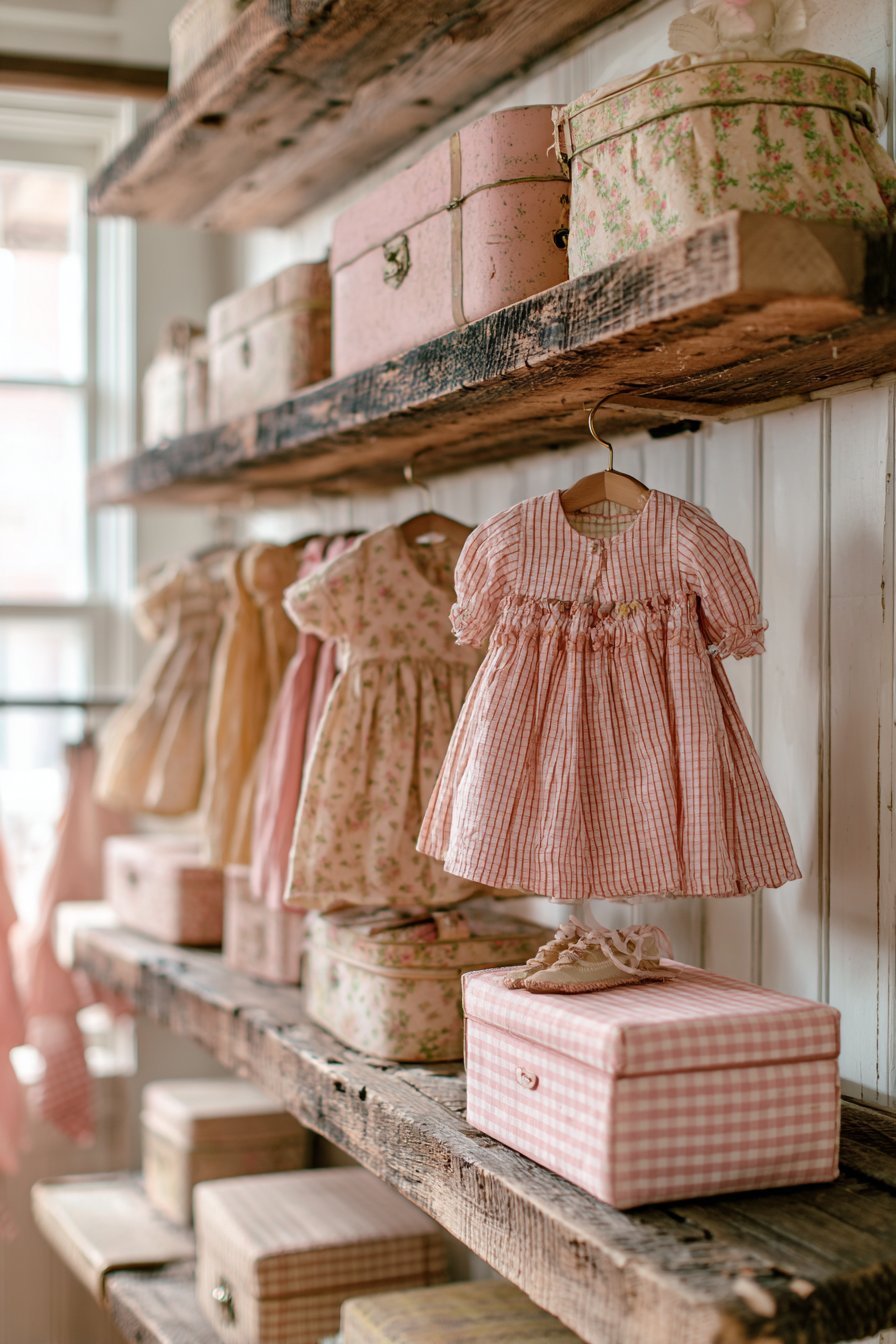Reclaimed Wood Closet Organization