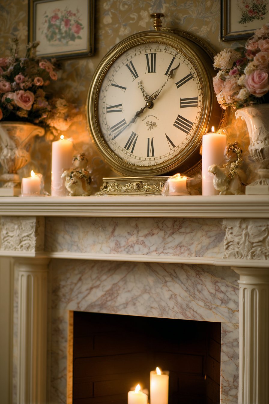 Traditional Botanical Print Symmetry