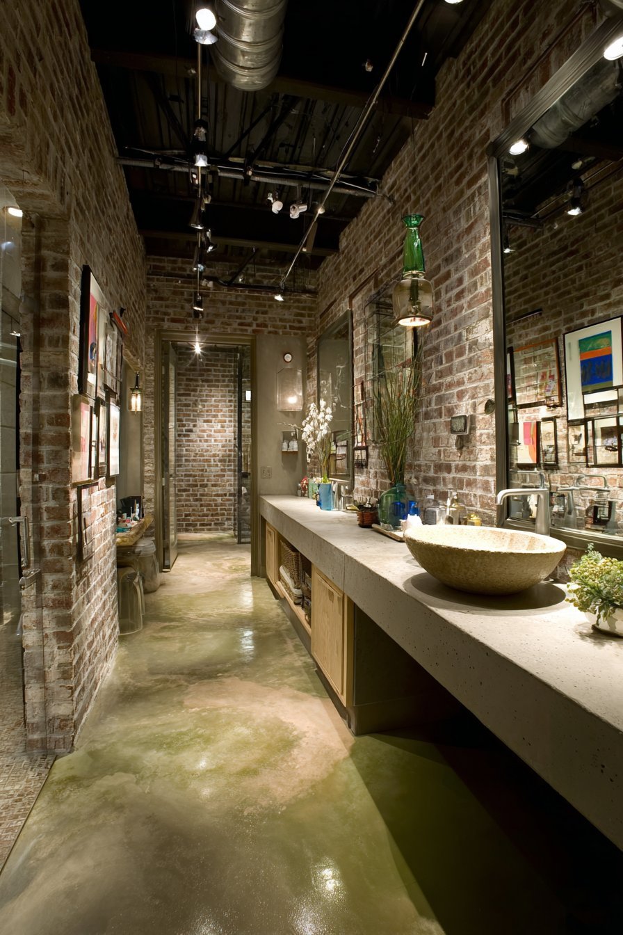 Industrial Metal Geometric Wall Sculpture