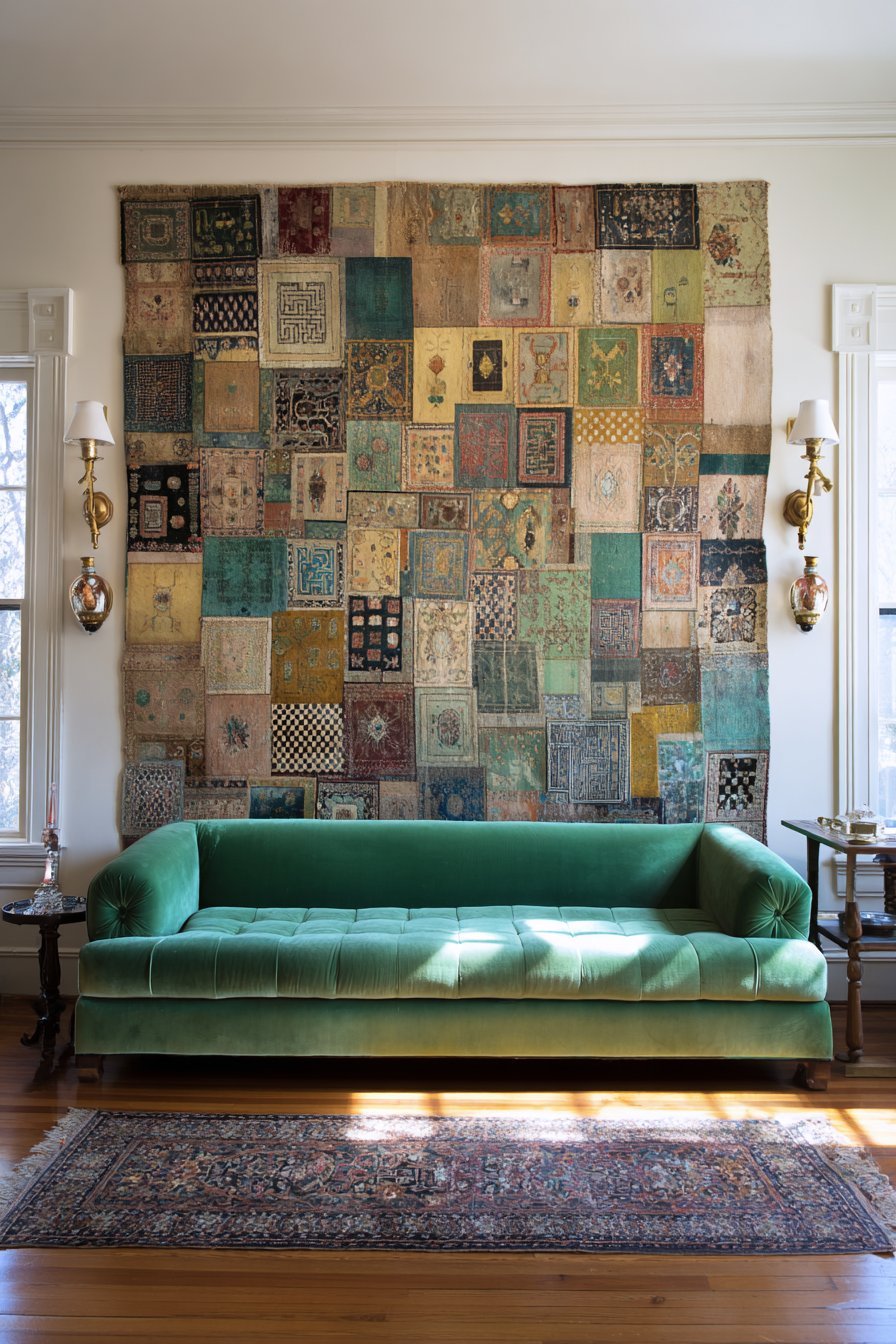 Vintage Textile Wall Art