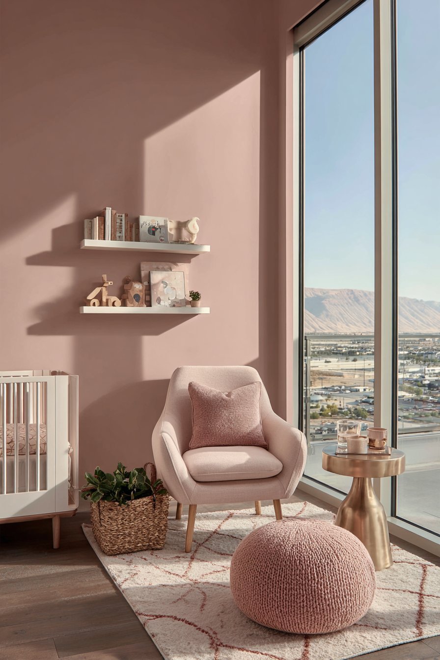 Transitional Blush Pink Long-Term Design