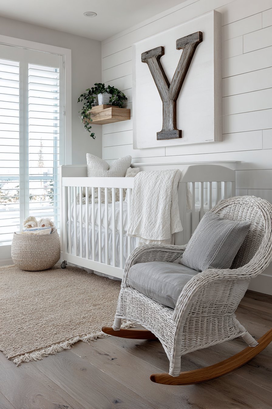 White Plank Wall Dimensional Texture