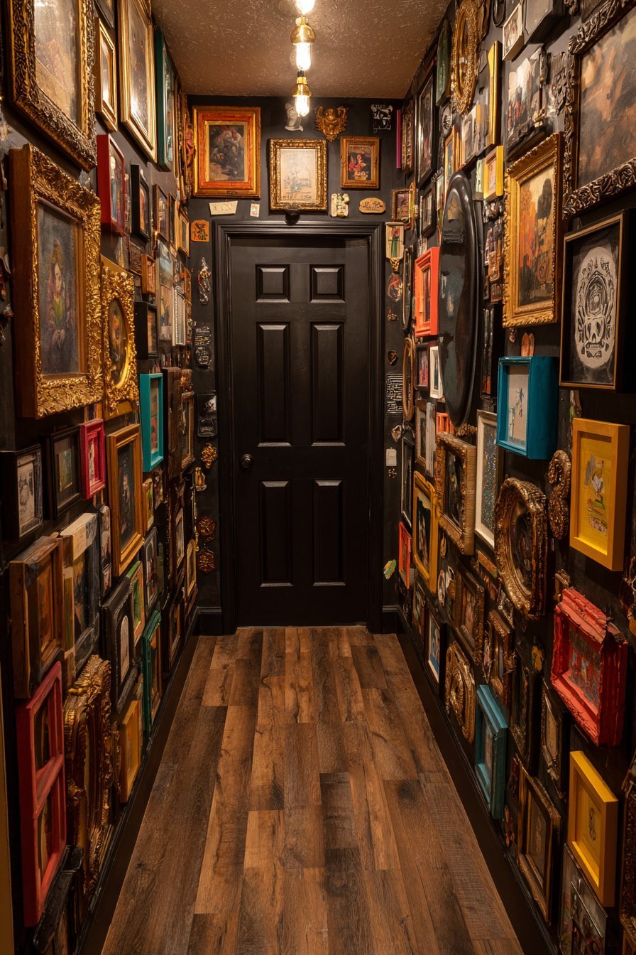 Maximalist Dense Gallery Wall