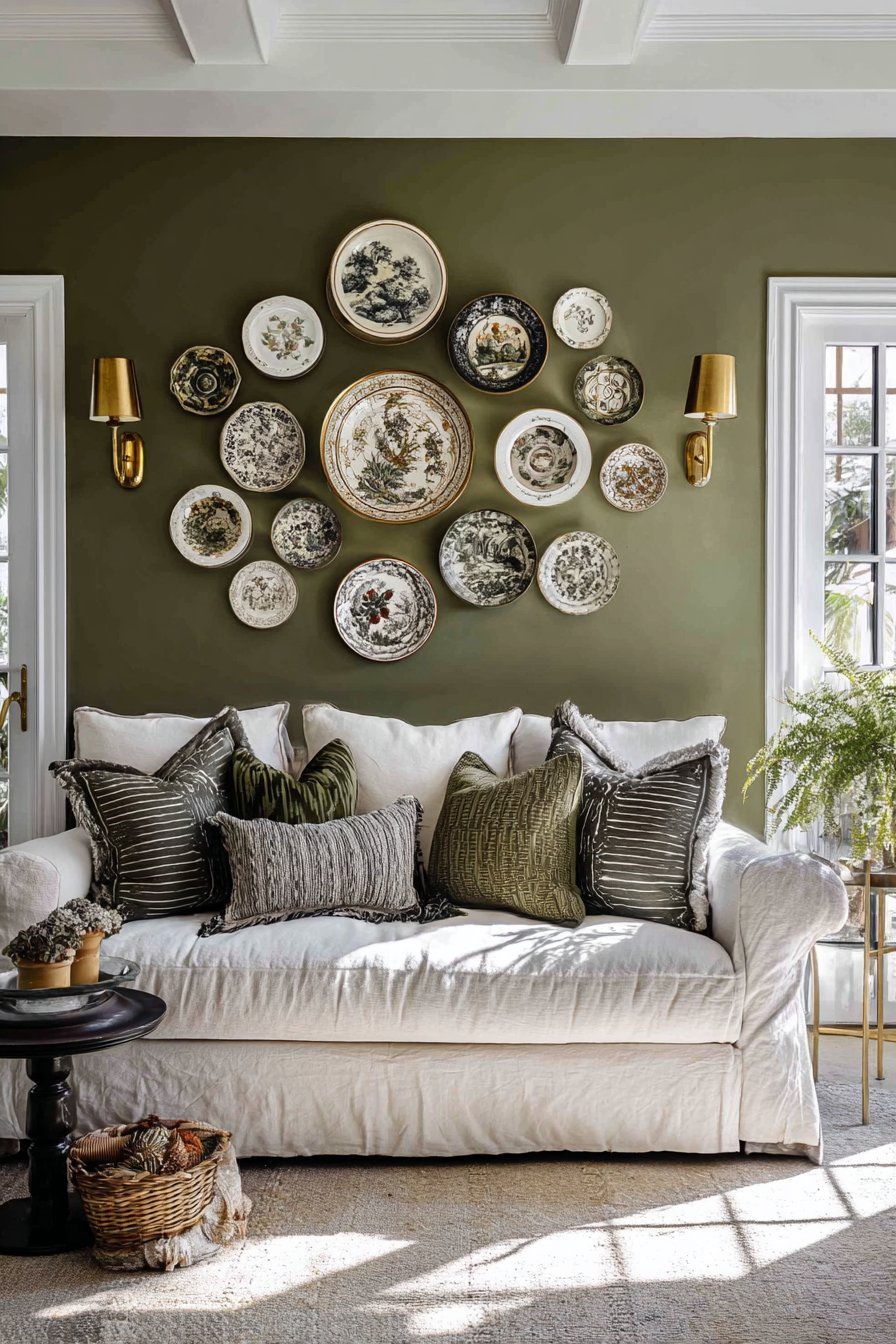 Traditional Elegant Oil Painting Centerpiece