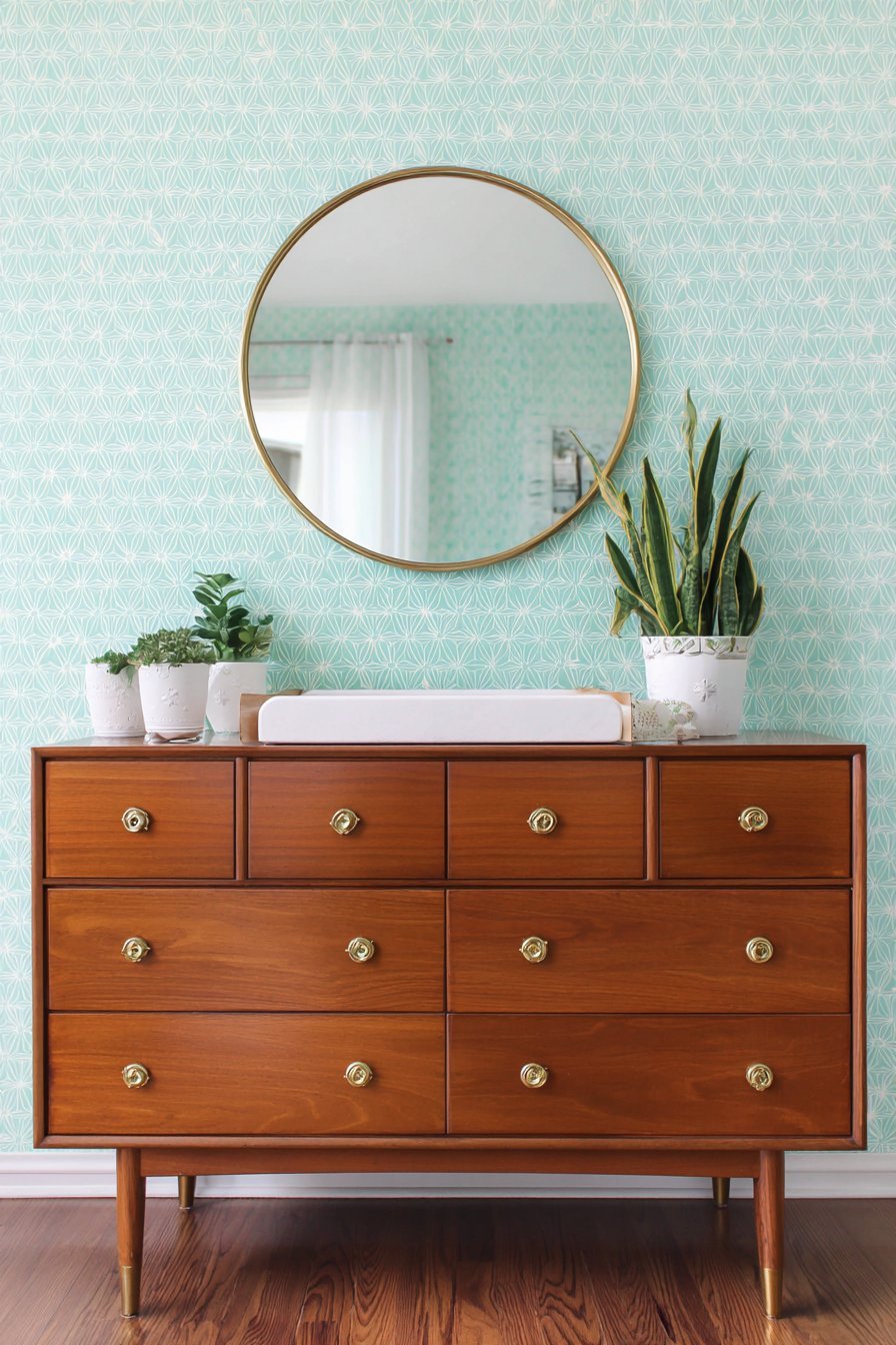 Mid-Century Modern Changing Table