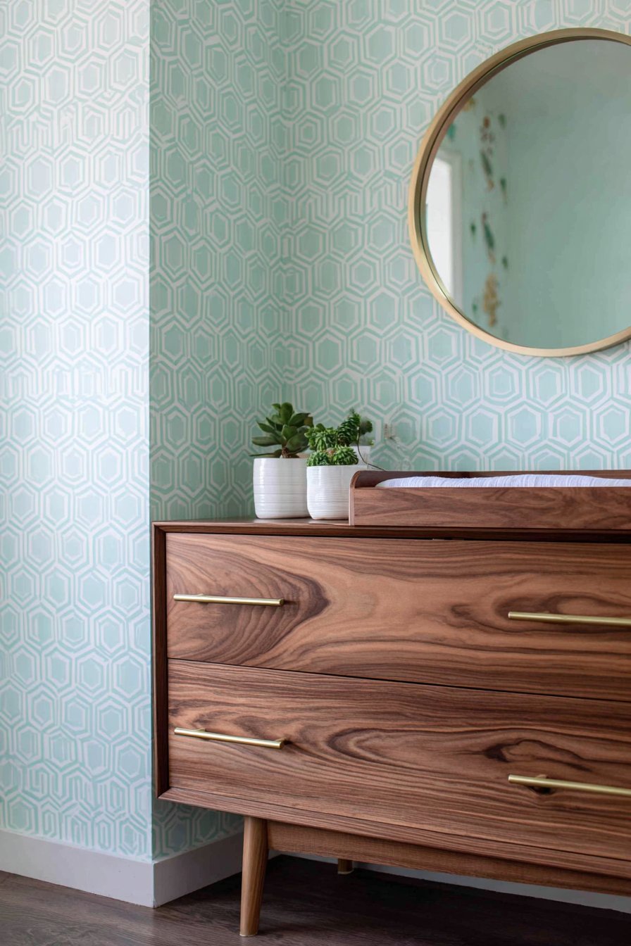 Mid-Century Modern Changing Table