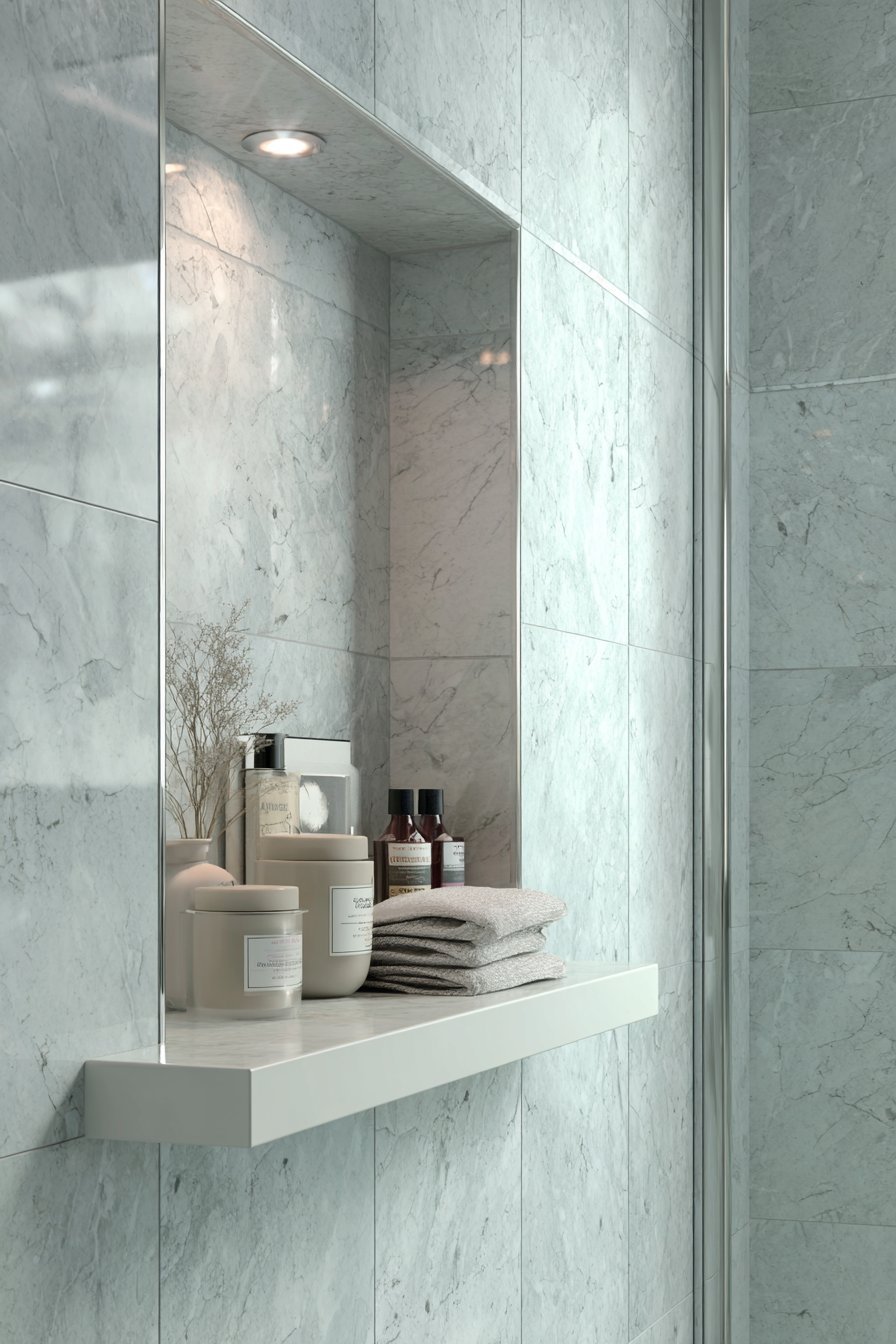 Large-Format Tile Treatment