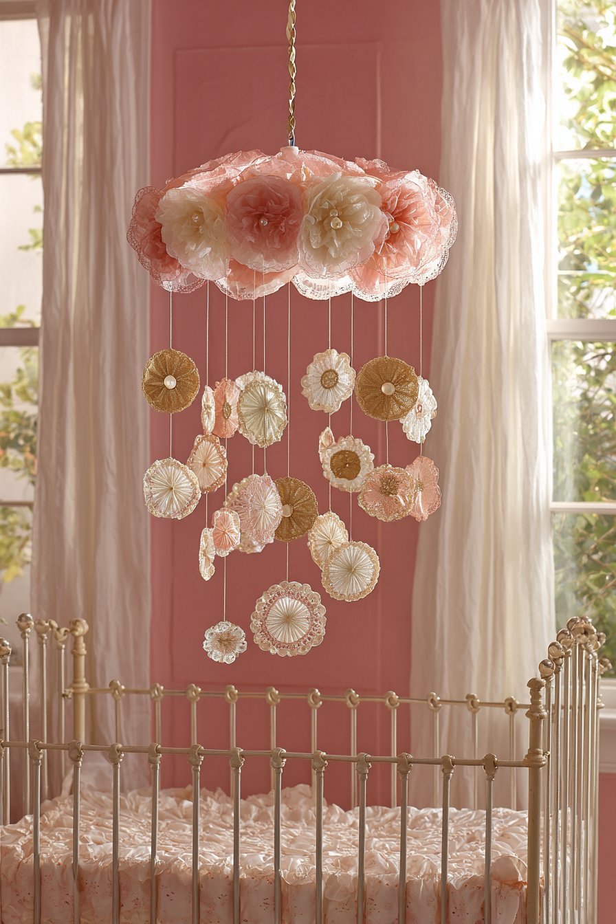 Handcrafted Lace Mobile