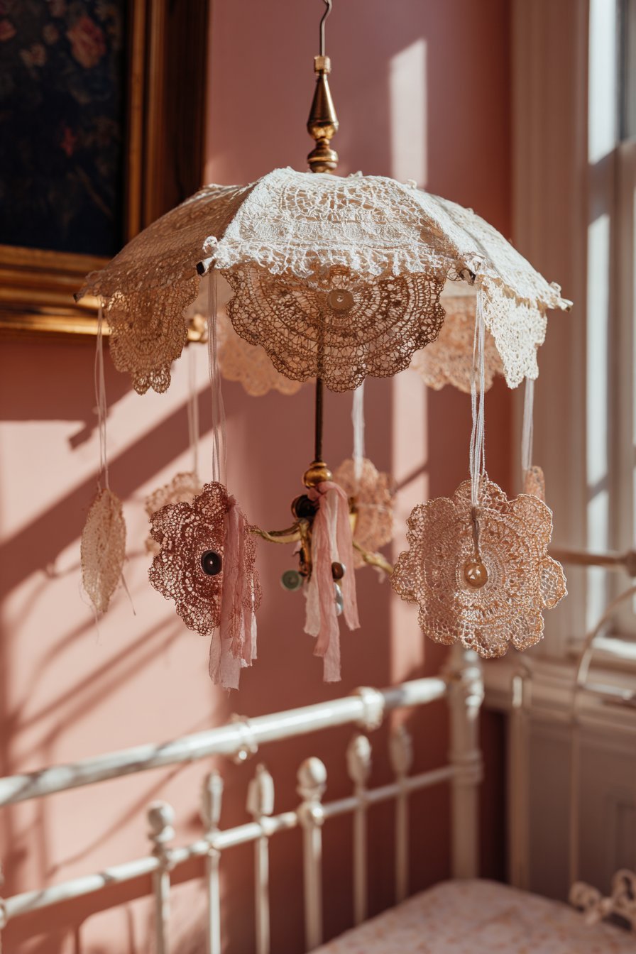 Handcrafted Lace Mobile