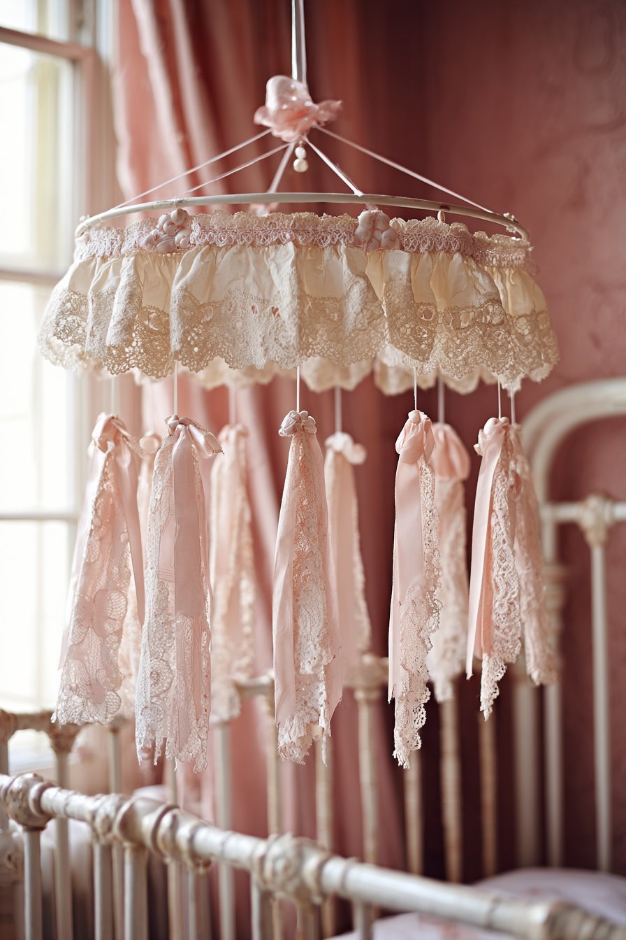 Handcrafted Lace Mobile