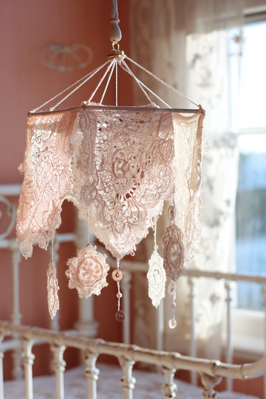 Handcrafted Lace Mobile