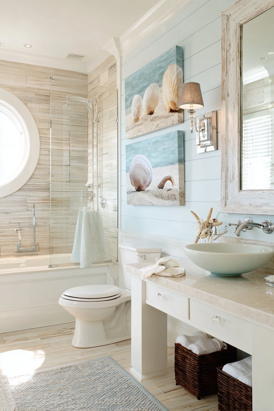 Coastal Seashell Photography Series