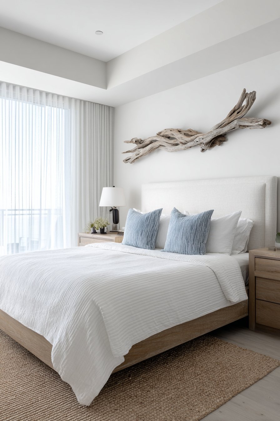 Coastal Driftwood Wall Installation