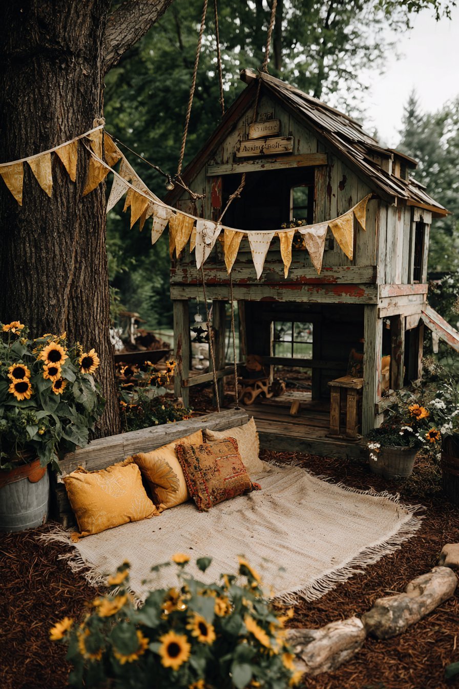 Playful Children's Garden Area
