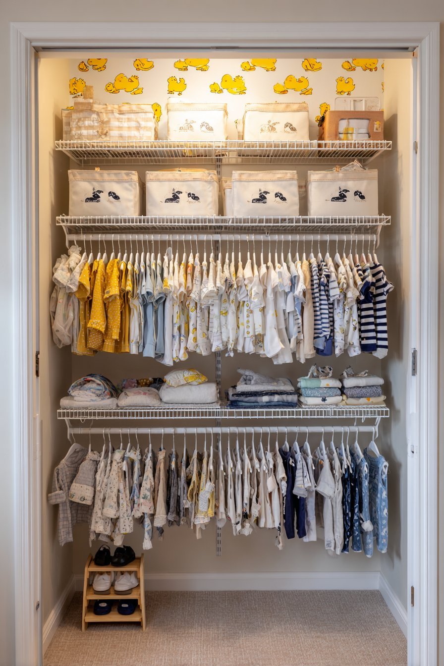 Organized Closet System