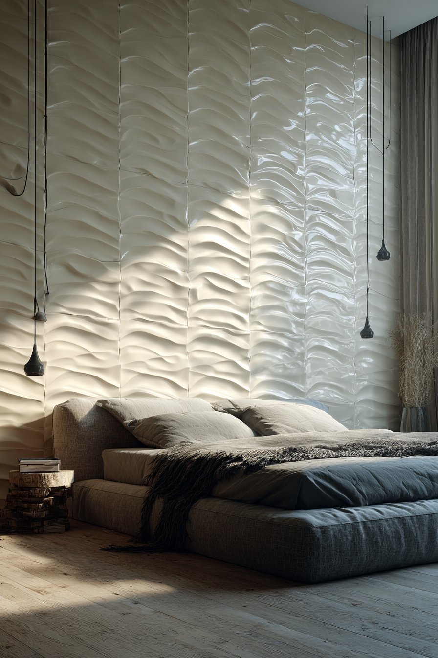 Contemporary Dimensional Tile Wall