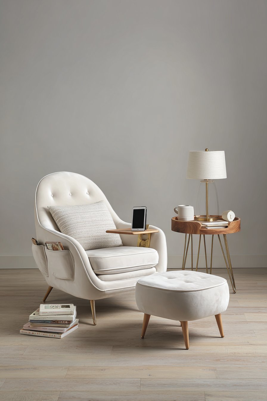 Performance Velvet Nursing Chair Station