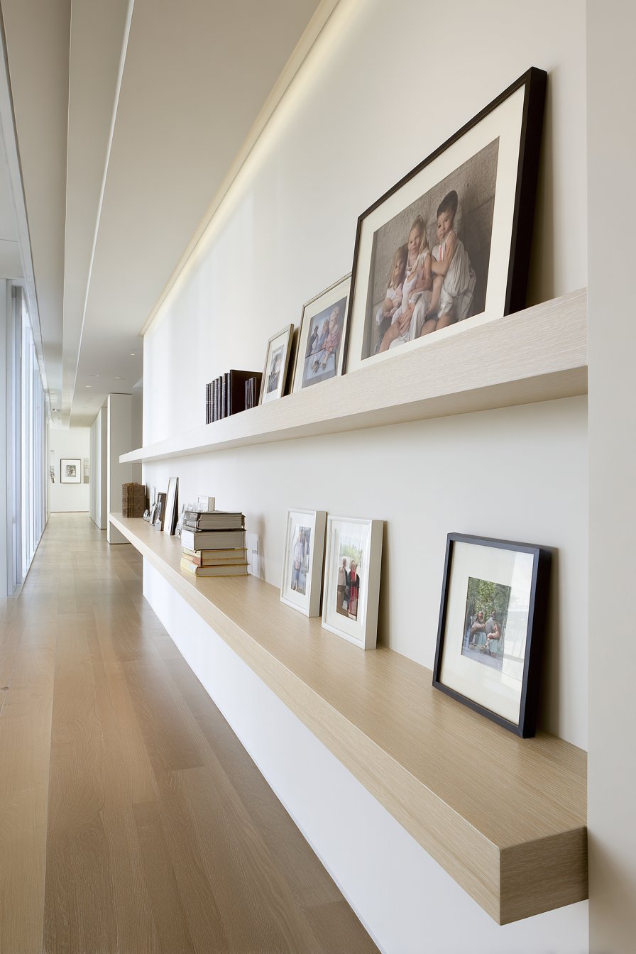 Continuous Ash Ledge for Family Photos