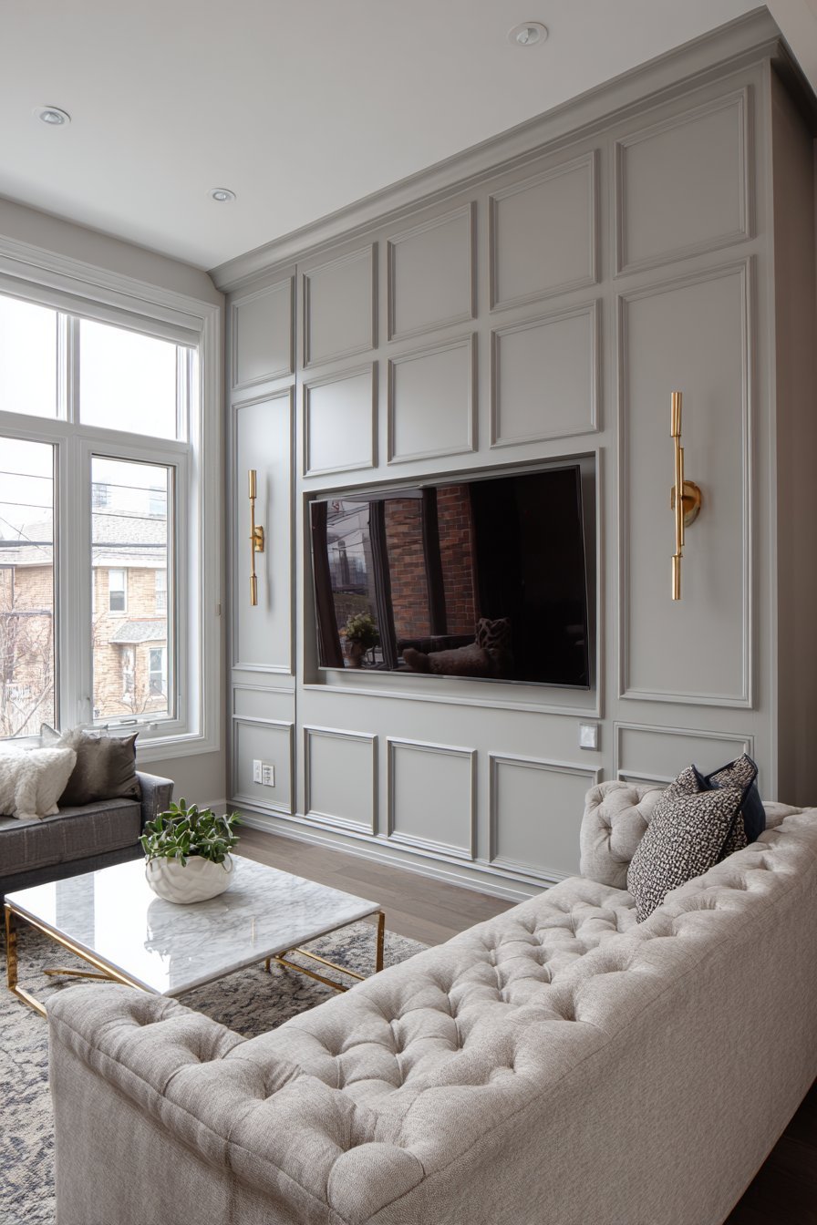 Elegant Panel Moulding Design