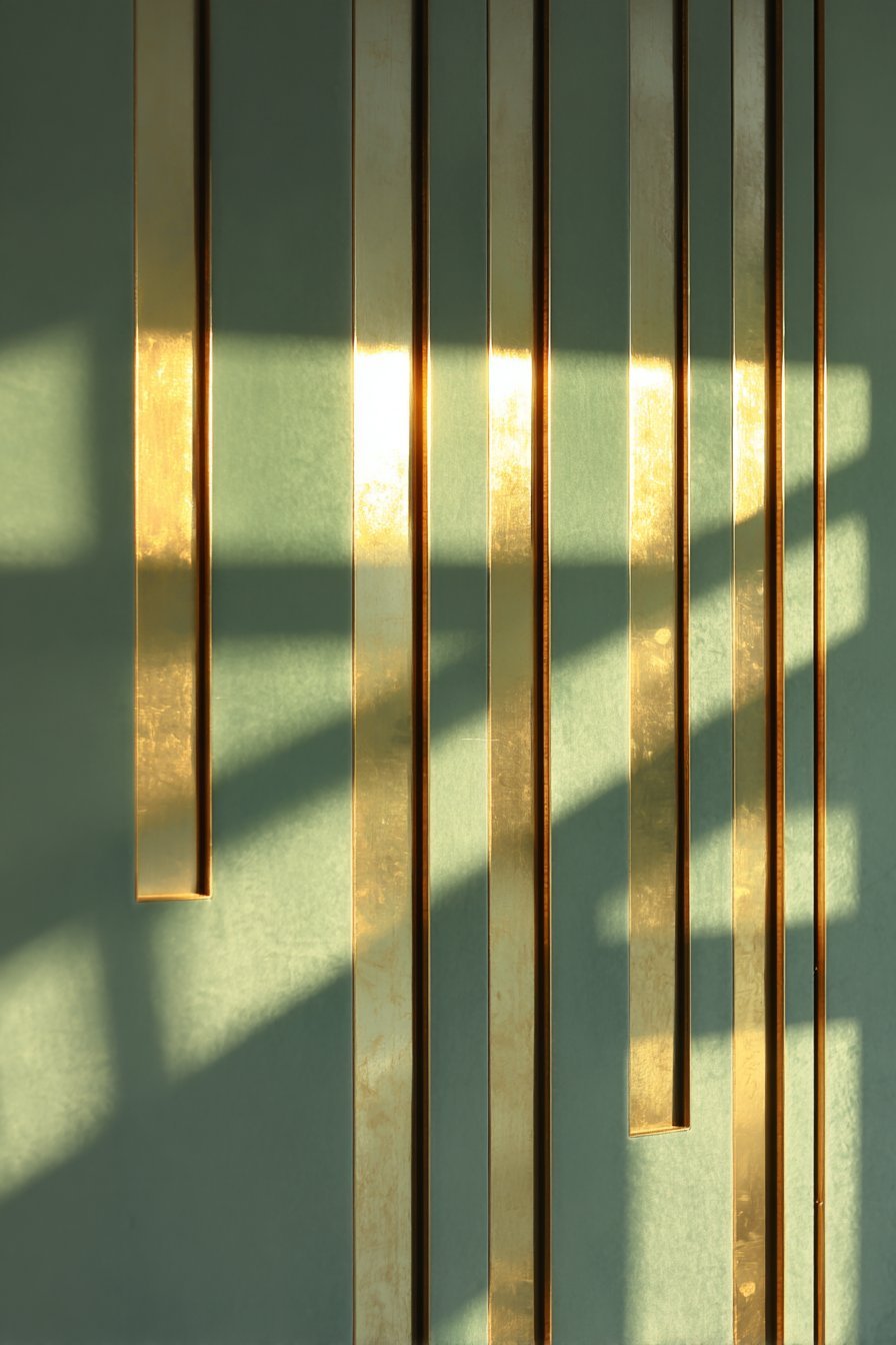 Elegant Vertical Metal Batten Installation