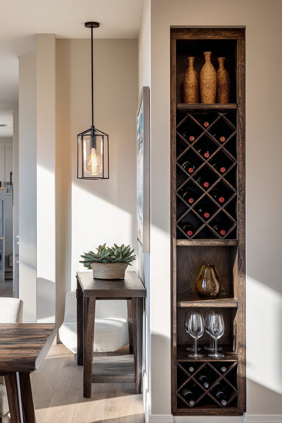 Vertical Wine Rack Display