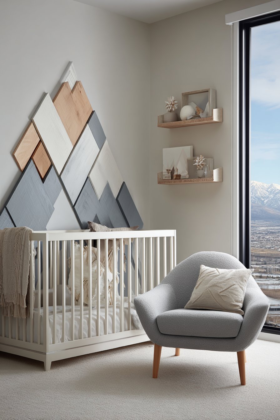 Three-Dimensional Geometric Wooden Triangles