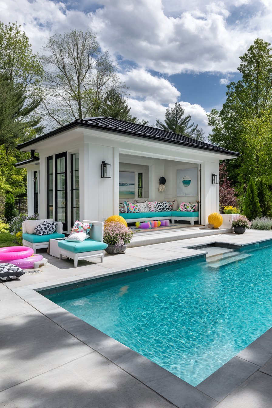 Family-Friendly Zero-Entry Pool