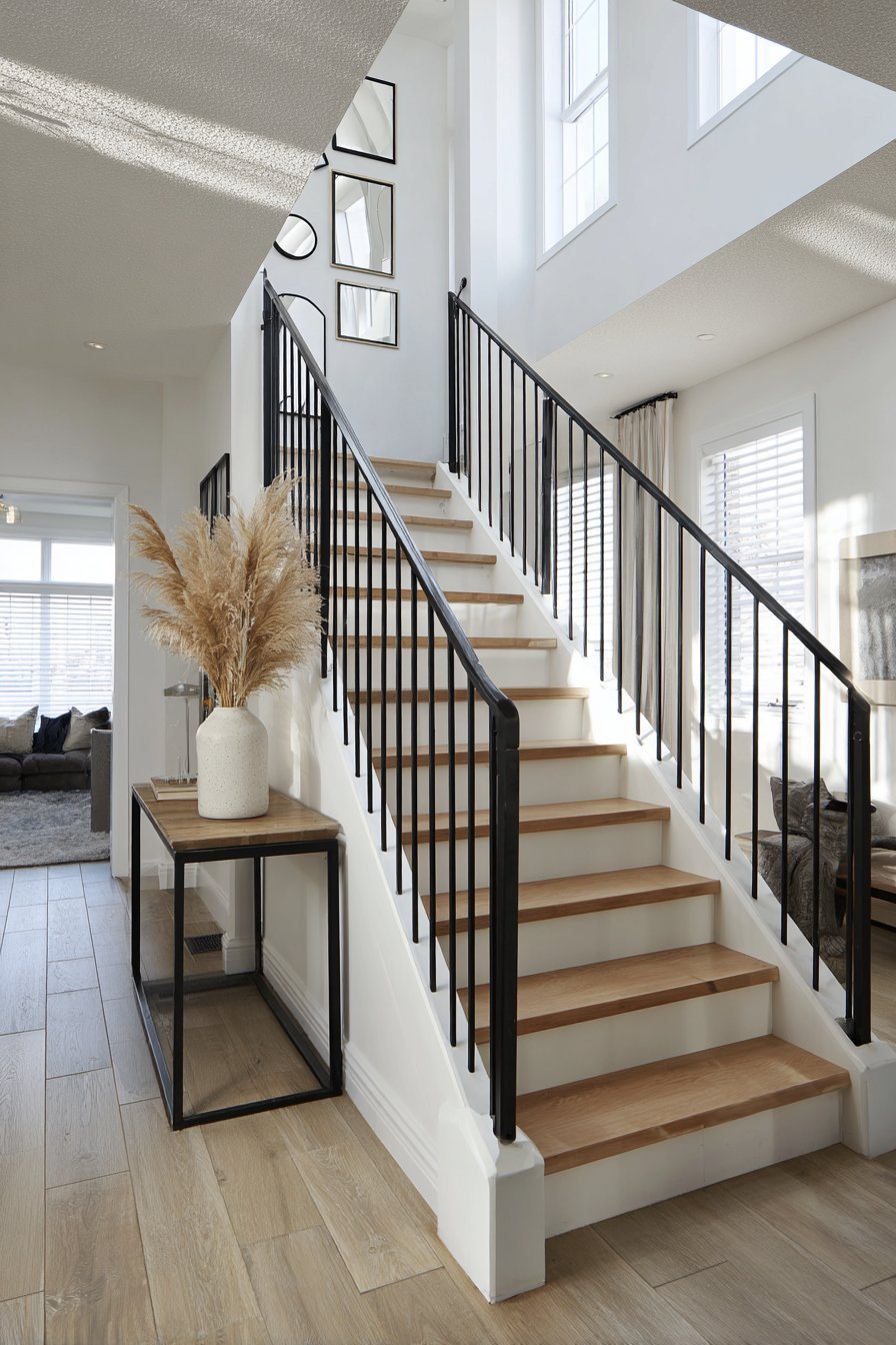 Ascending Mirror Stairwell