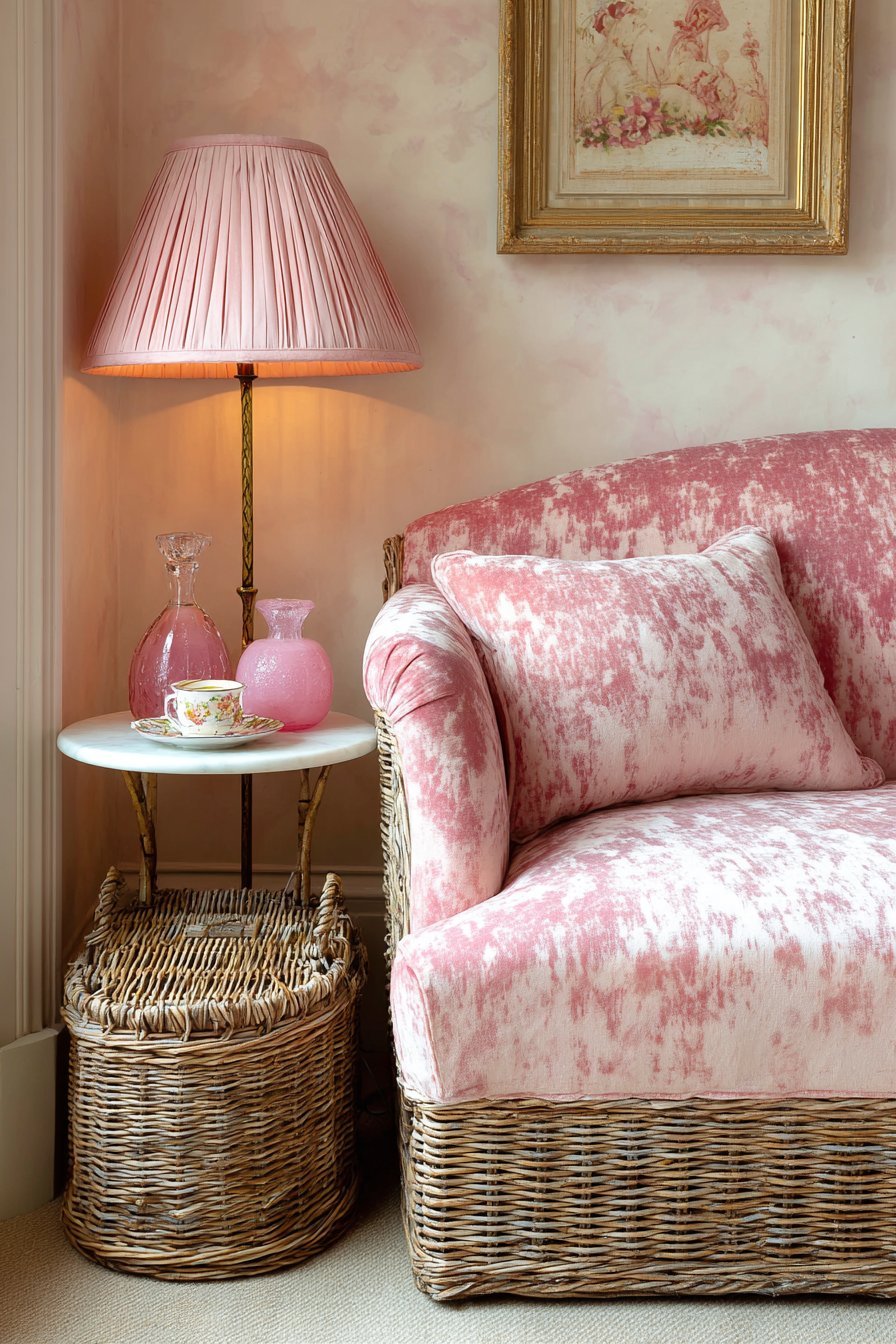 Vintage Settee Nursing Corner