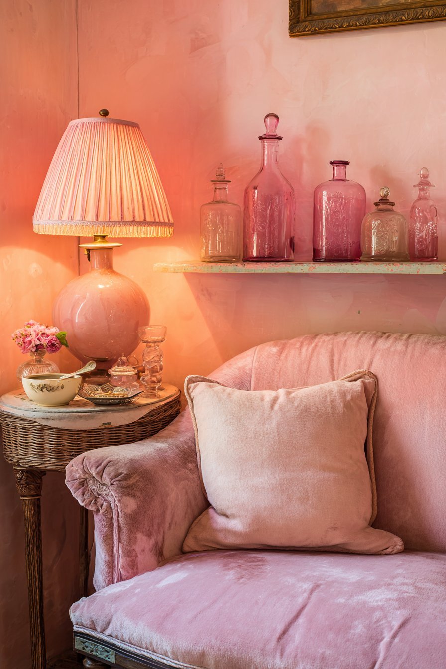 Vintage Settee Nursing Corner