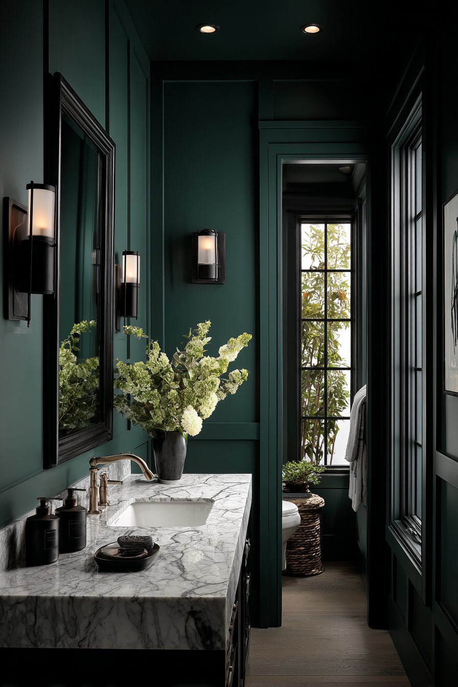 Moody Forest Green Jewel Box