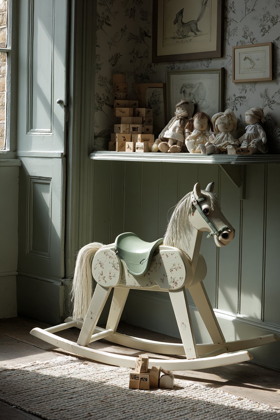 Nostalgic Rocking Horse Corner
