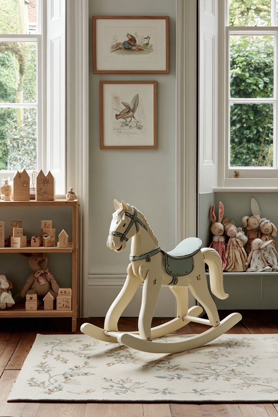 Nostalgic Rocking Horse Corner
