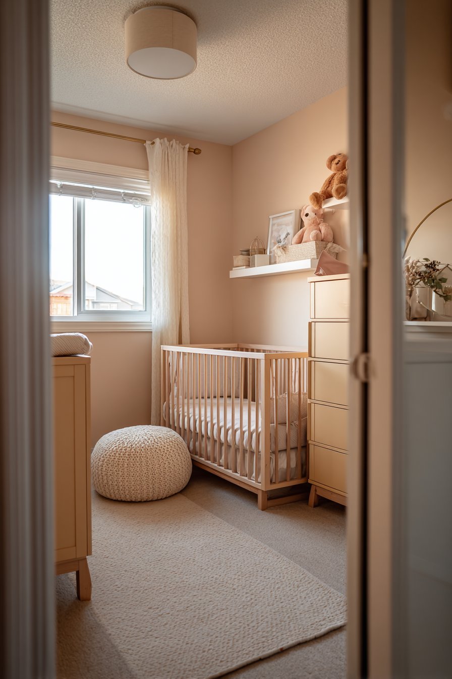Efficient Small Blush Pink Nursery