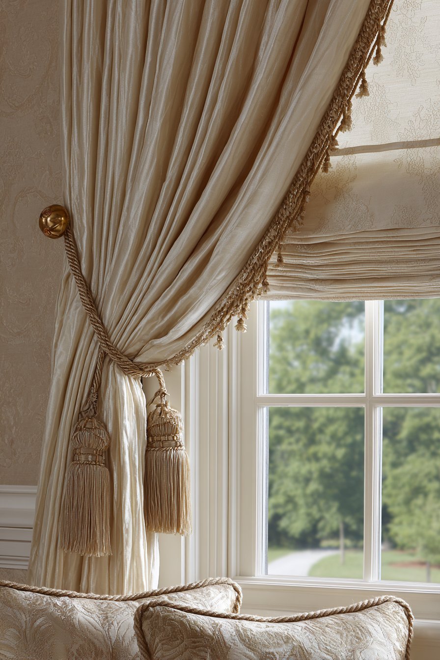 Custom Balloon Shade Window Treatment