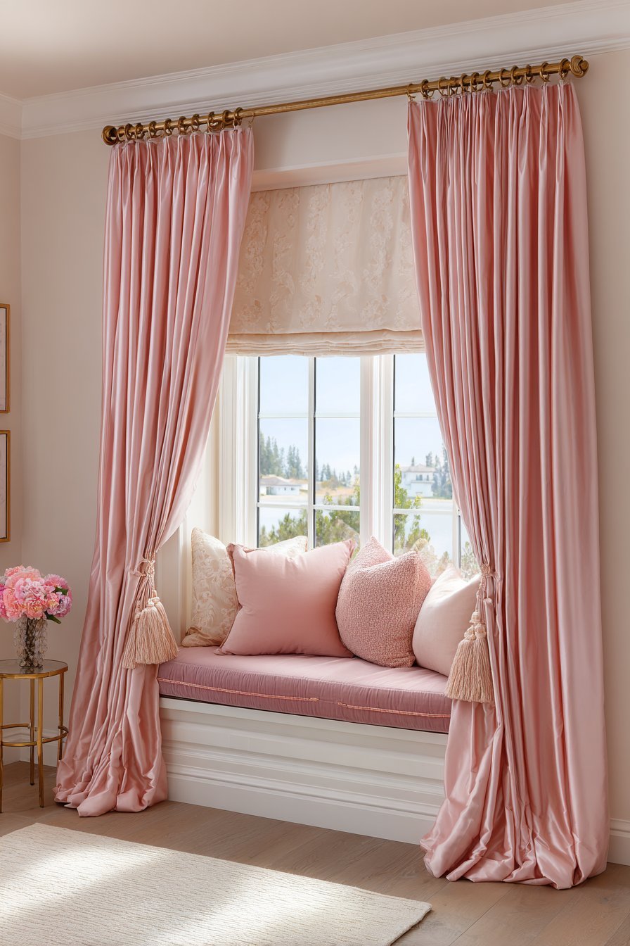 Custom Balloon Shade Window Treatment