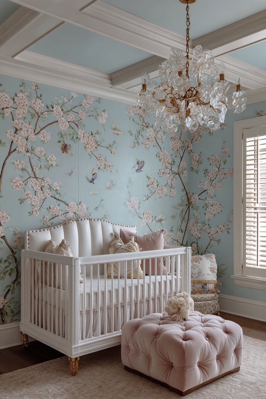 Luxurious Cherry Blossom Silk