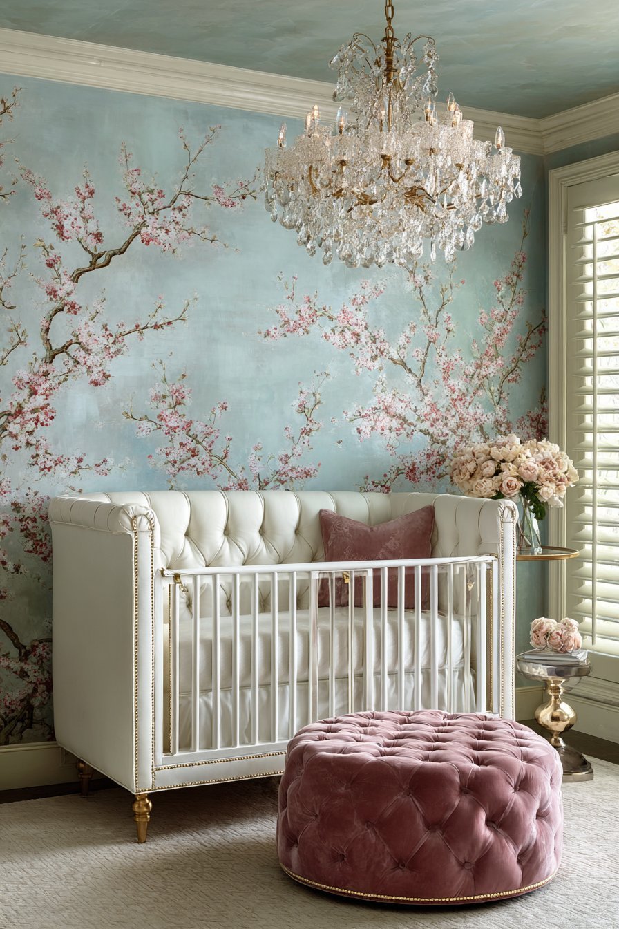 Luxurious Cherry Blossom Silk