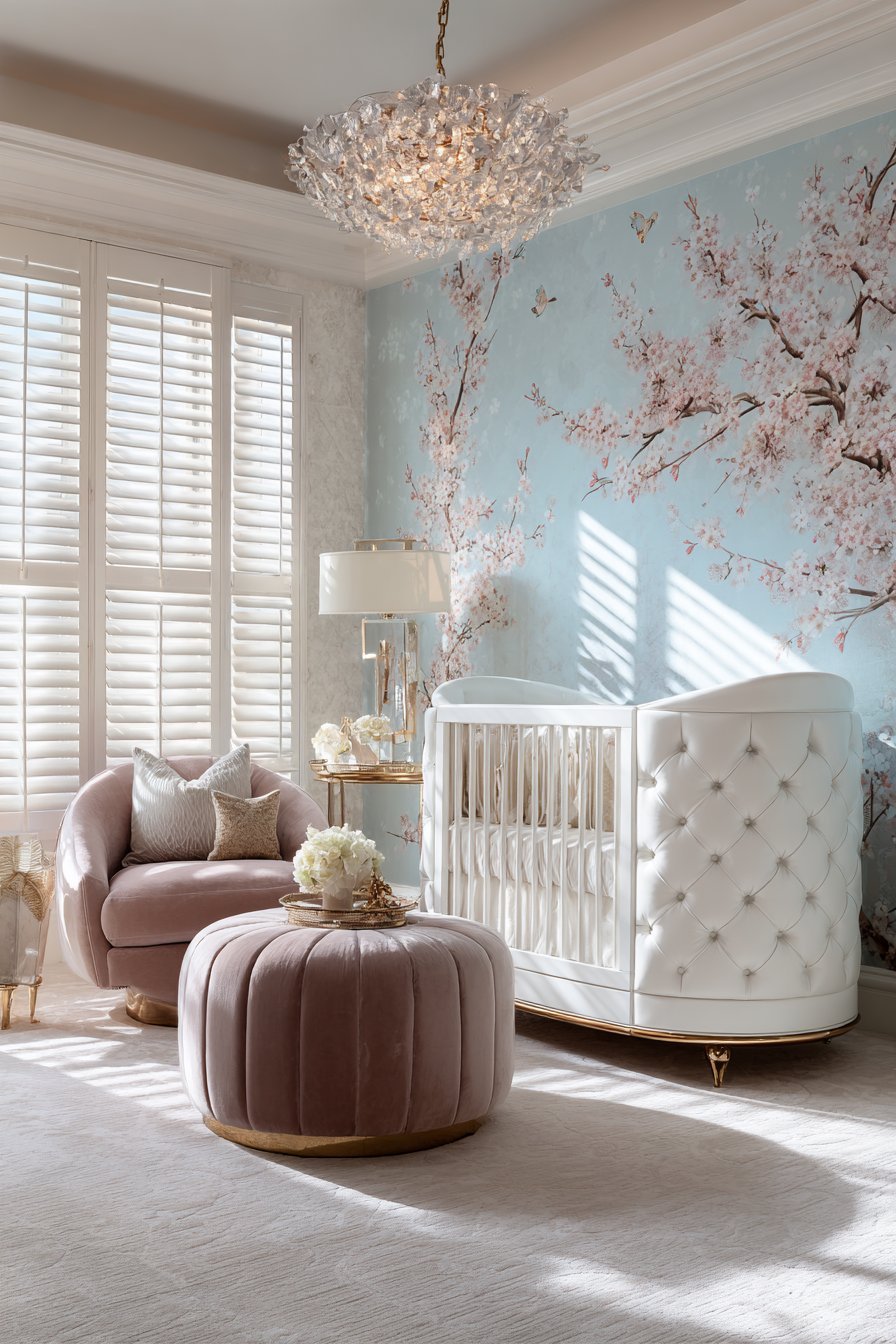 Luxurious Cherry Blossom Silk