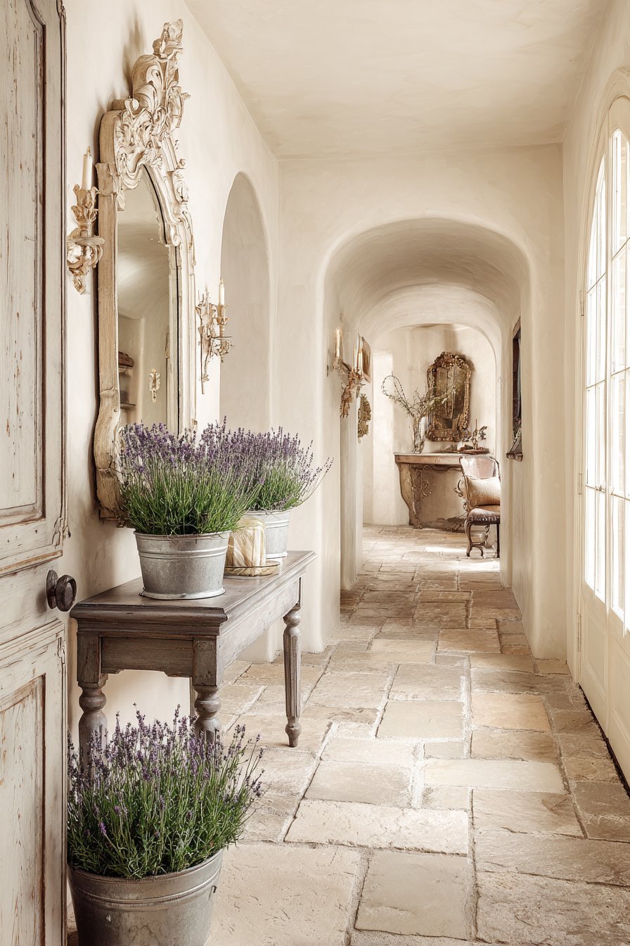 French Country Distressed Mirror