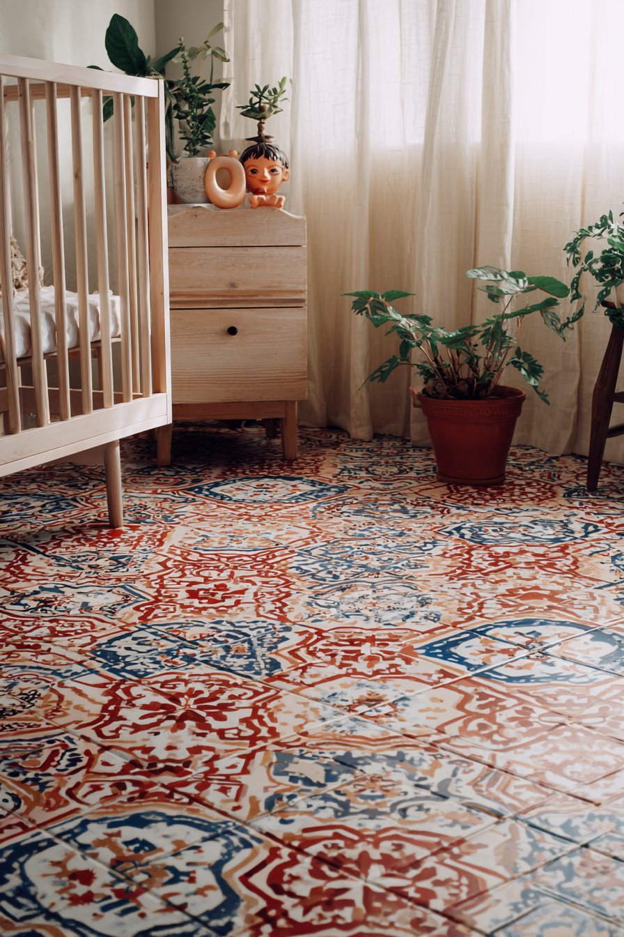Bold Encaustic Cement Floor Tiles