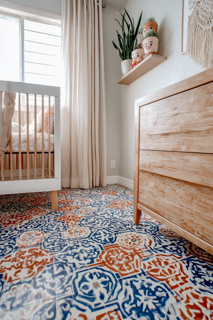 Bold Encaustic Cement Floor Tiles