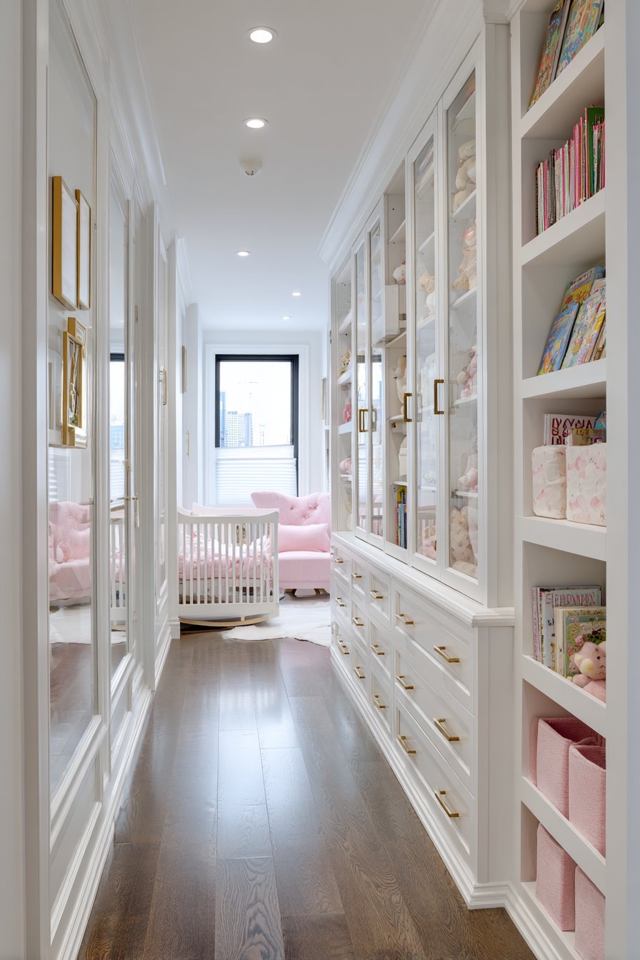 Custom Built-In Storage Wall