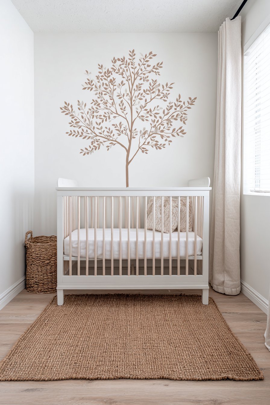 Minimalist Wall Decal Feature Accent