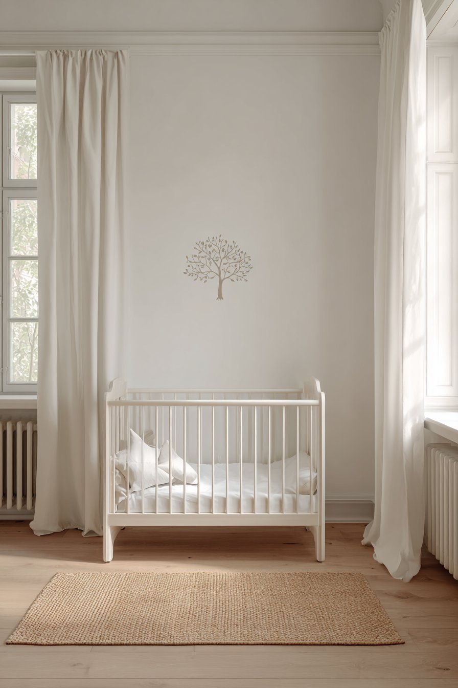 Minimalist Wall Decal Feature Accent