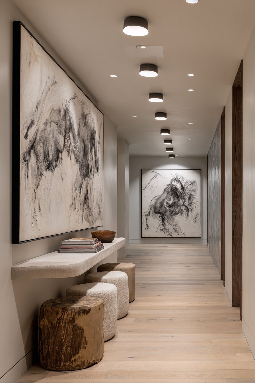 Minimalist Hallway Statement Photography