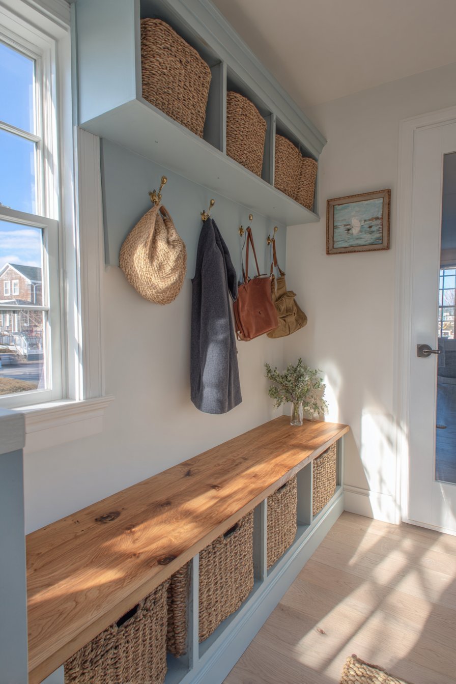 Custom Mudroom Wall System